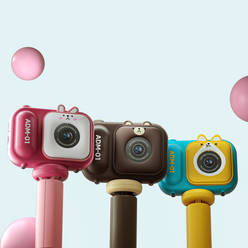 Cross-Border Children's Camera with Stand 4800W High-Definition Dual Camera 2.4inch Digital Video Camera Front and Rear Dual Mini Cross-Border Children's Camera with Stand 4800W High-Definition Dual Camera 2.4inch Digital Video Camera Front and Rear Dual Mini