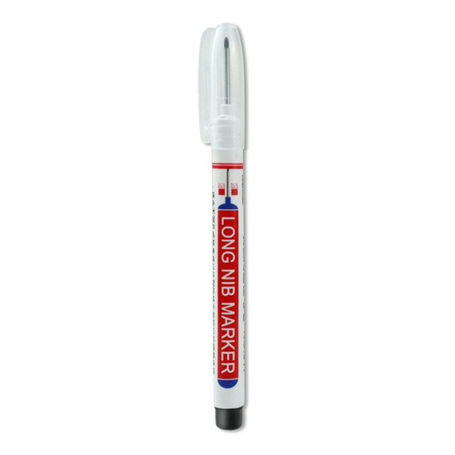 New Year Long Head Special Marker Quick-drying Woodworking Marker Tile Deep Hole Multi-Purpose Black Oil-based Pen Wholesale
