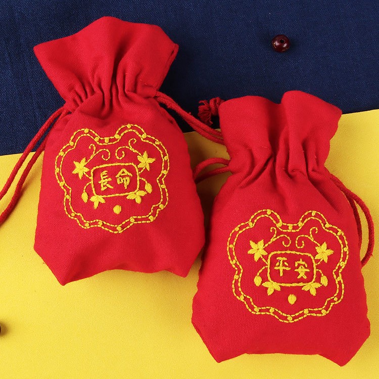 Directo de fábrica bordado Europeo DIY hecho a mano bolsita bolsa de cordón al por mayor Dragon Boat Festival