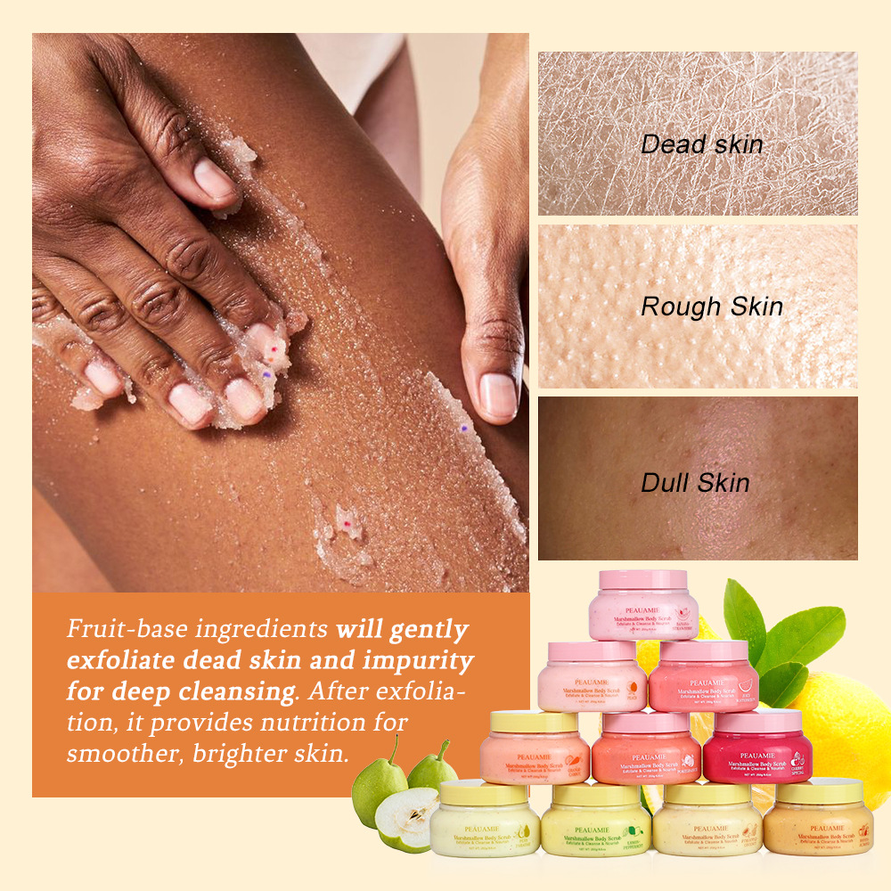Cross-border sea salt scrub body cleansing exfoliating scented bath salt 250g Cotton Candy Body Scrub