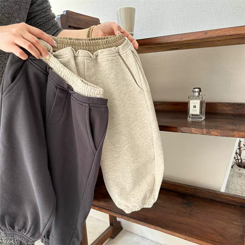 Детские брюки Chenma, весна-лето 2025, новый стиль, вязаные спортивные штаны контрастного цвета для мальчиков и девочек, детские леггинсы, спортивные повседневные брюки