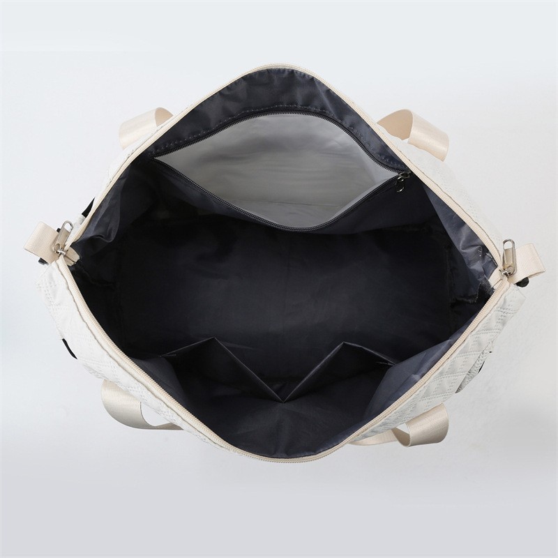 Bolsa de viaje de separación húmeda y seca de corta distancia bolsa de equipaje de barra de tela Oxford portátil de gran capacidad para mujer bolsa de yoga de fitness al aire libre