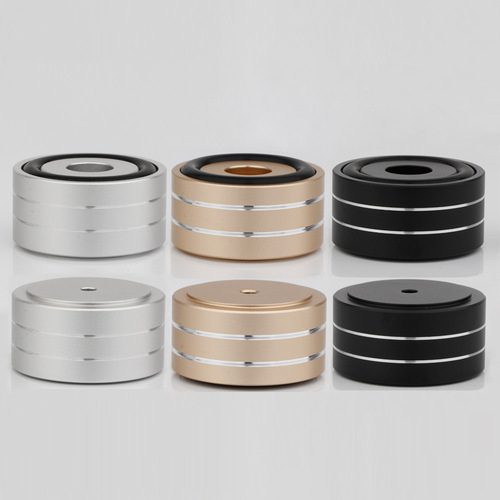 Speaker shock-absorbing feet, audio amplifier tube amplifier CD machine feet, shock-absorbing feet, solid aluminum alloy anti-slip 40*20mm