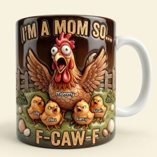 �羳Funny Chicken Mom Coffee MugȤζ�B�u�������ȱ��R�˱�