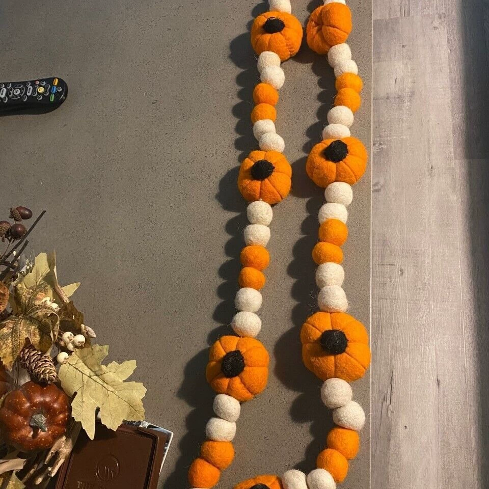 Трансграничная независимая станция новый тыквенный сферический венок Хэллоуин домашний декор осенняя настенная сцена макет реквизит