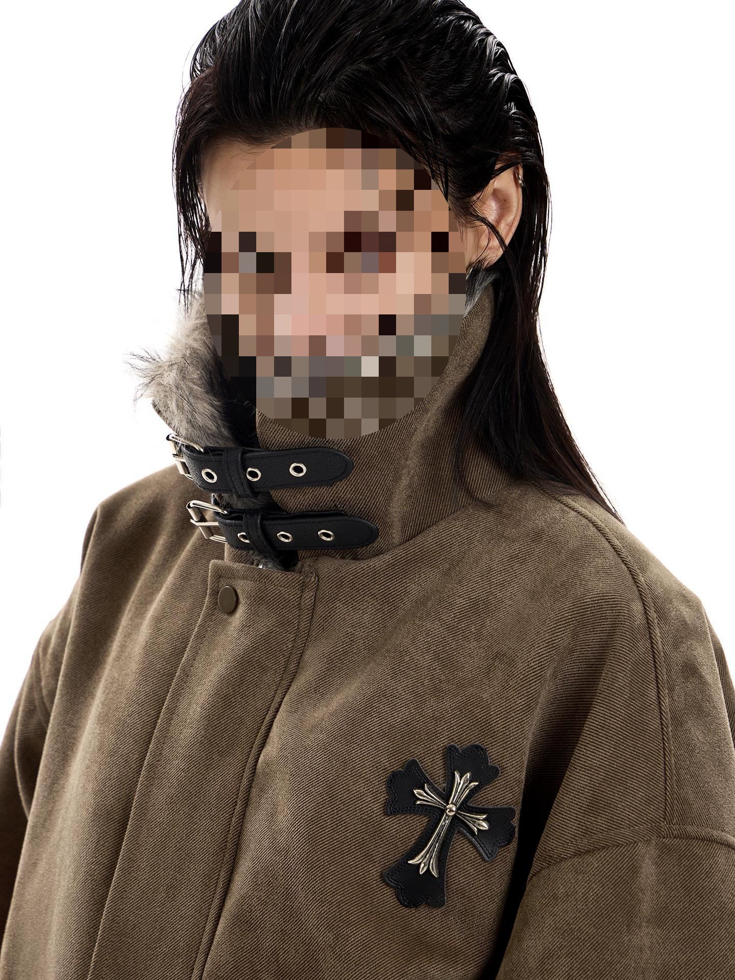 Warm winter down jacket