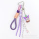 Huayang Water Cup with Monochrome Buckle Mesh Rope Pendant Decorative Bag Schoolbag Woven Rope Pendant Woven Lanyard
