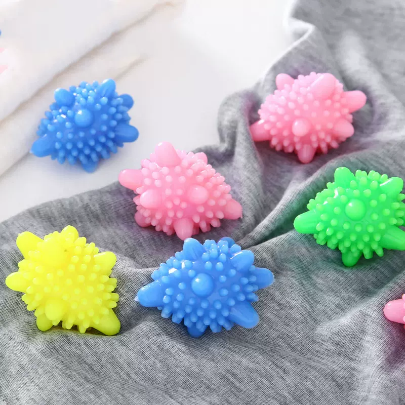 强力去污防缠绕实心洗衣球 魔力去污洗衣球 多彩海星洗衣机洗护球