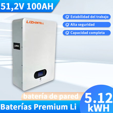 51.2v Lifepo4 bater&iacute;a montada en la pared 5kwh 48V 100ah