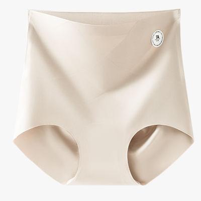 乳の皮の無痕の高腰はお尻を持ち上げて腹の下着の女性の薄い金の大きいサイズの太ったMMのヨガのフィットネスの運動の三角のズボンの女性を収めます。