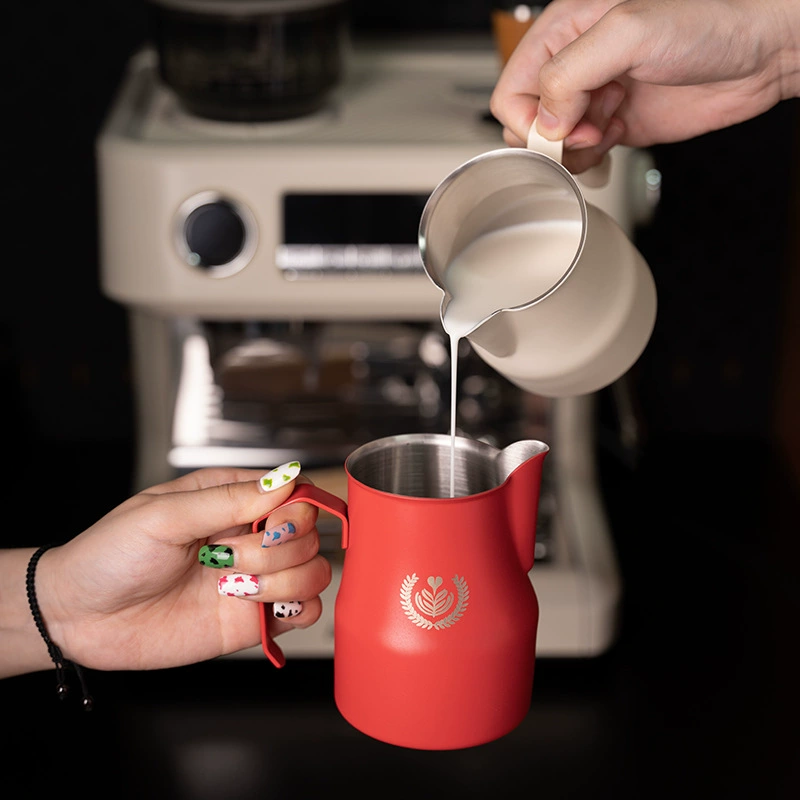 WBC нержавеющая сталь тефлон круглый рот толчок сердце тянуть цветок чашка кофе тянуть цветок банка молоко пузырь чашка живот тянуть цветок чашка