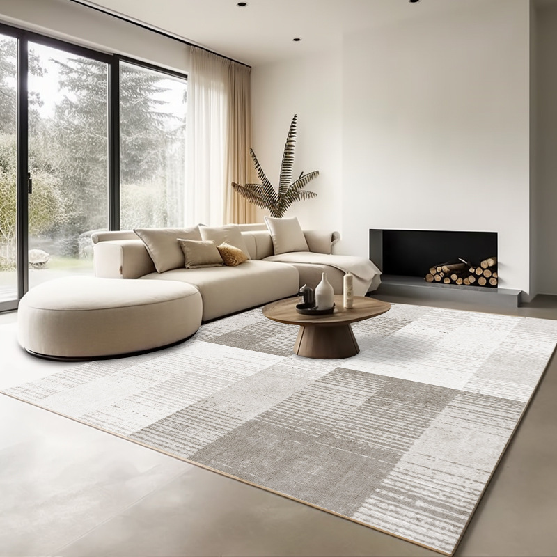 跨境可定制客厅地毯大面积满铺室内茶几毯吸水防滑耐脏卧室床边毯