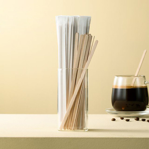 Aishangla independent bamboo coffee stirring stick hot drink disposable stirring stick milk powder honey stirring stick wholesale
