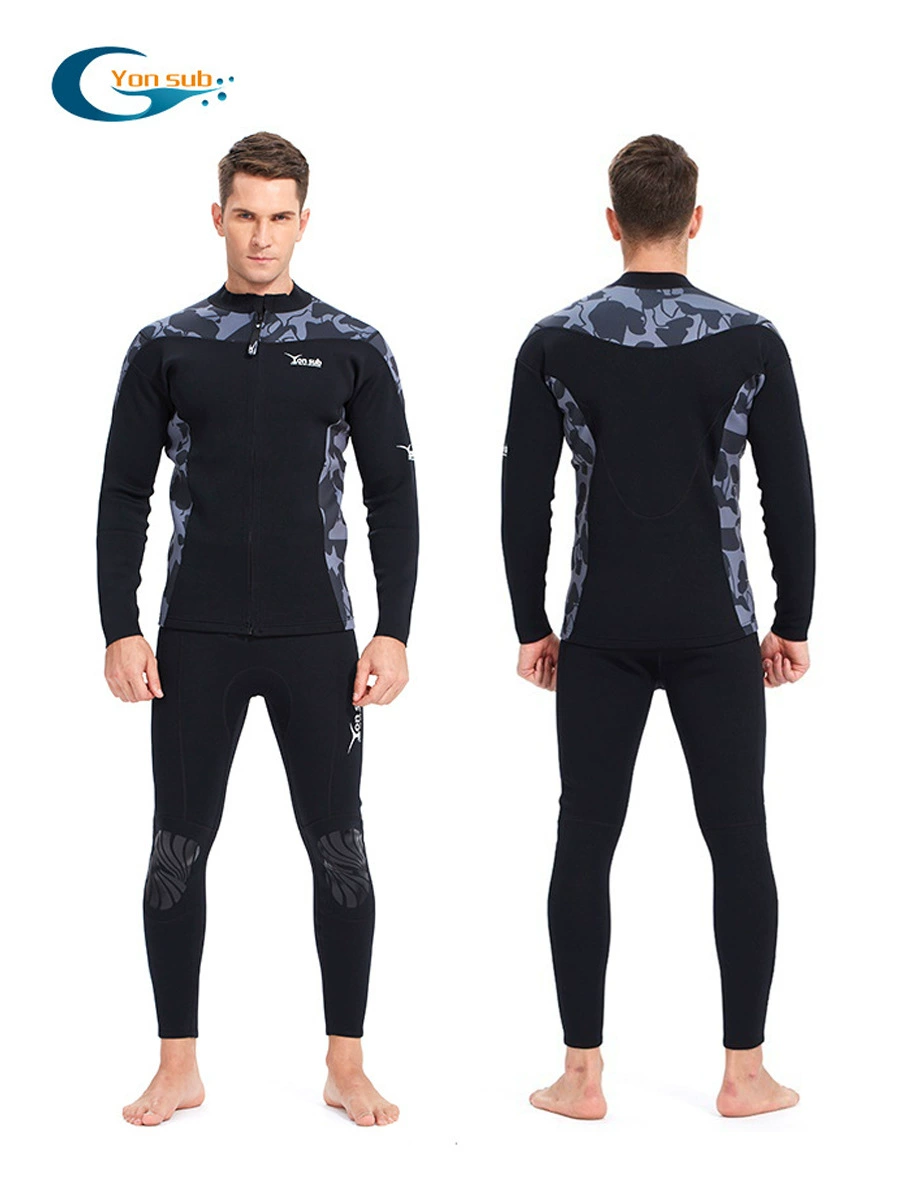 Split keep warm camouflage jacket, long-sleeve, 2mm