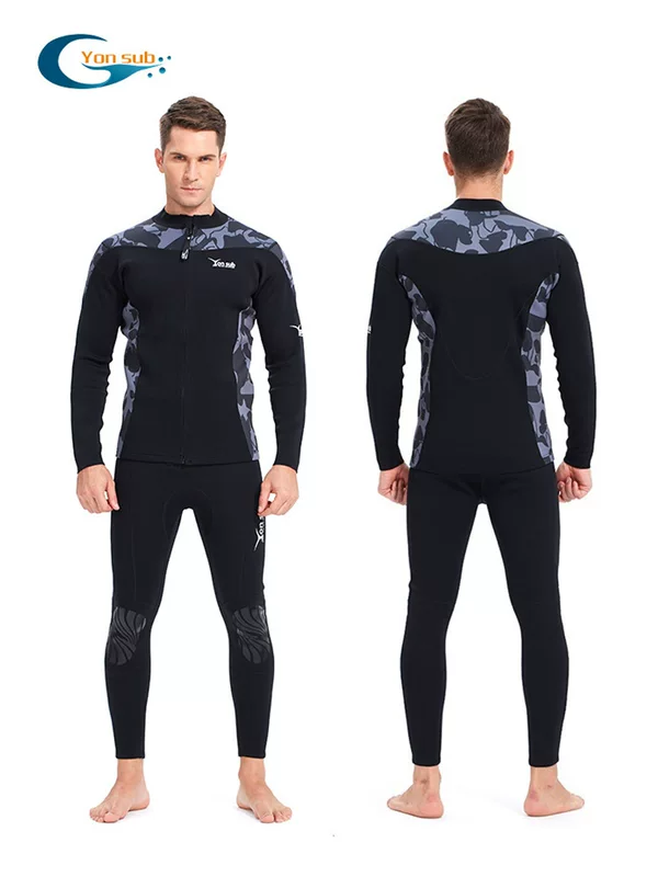 Split keep warm camouflage jacket, long-sleeve, 2mm