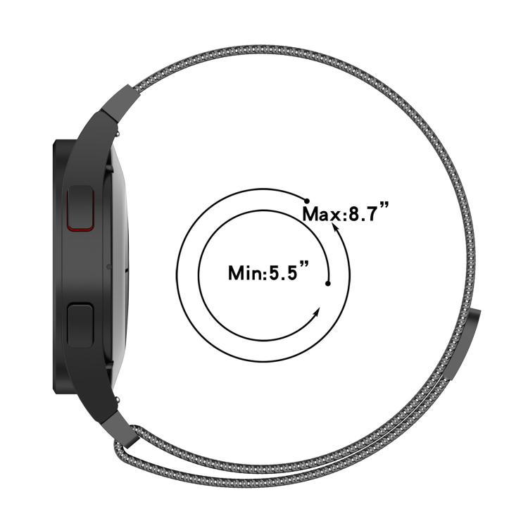xDfind Milán Magnetic Quick Release Correa de acero inoxidable para Samsung Galaxy Watch7 / FE / 6 / 5 / 4