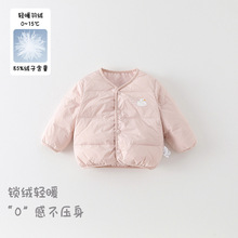 女童羽绒内胆 a类秋冬新款婴幼儿轻薄保暖外套宝宝卡通印花外出衣