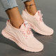 Foreign Trade plus size Flying Woven Joker Shoes Women's 2024 Summer New Fashion Casual sneaker Mesh Shoes Women's Shoes
