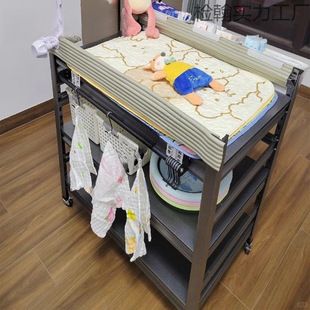 Diaper Table Storage Rack Removable Baby Care Table Bath Massage Multi-Functional Children's Changing Table Milk Crib