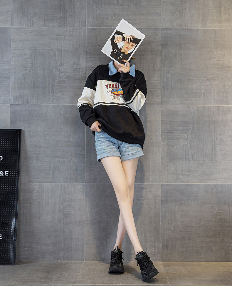 Giày sneaker nữ chunky đế dày tăng chiều cao, phong cách năng động, đế đệm khí — M2957 màu nâu, M2957 màu xám, M2957 màu đen chi tiết 17