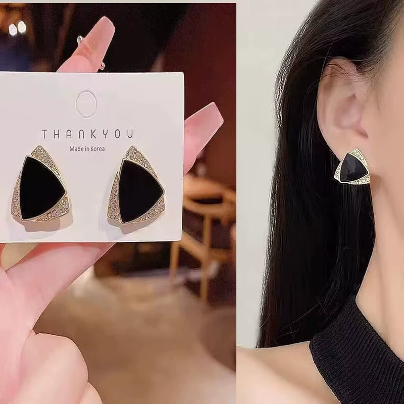 Ассиметричные серьги с кисточками, шпилька из 925-й серебра, корейский минималистичный стиль