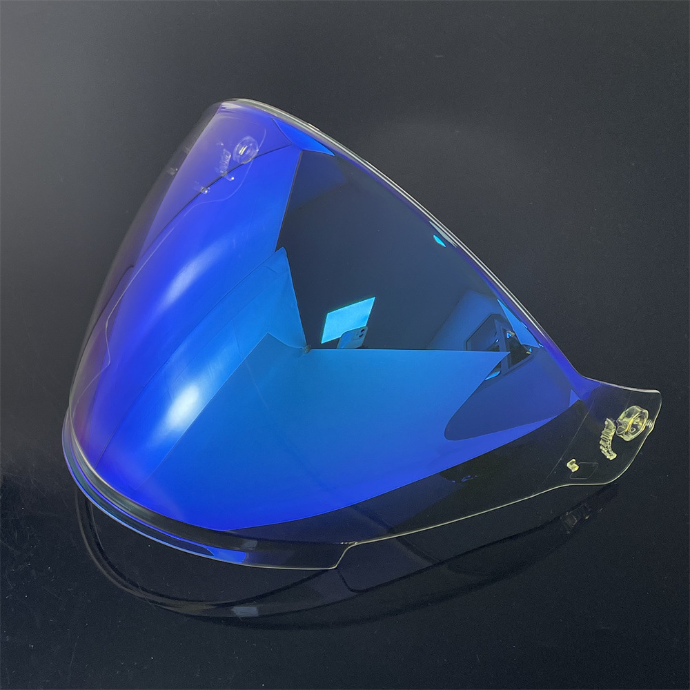 S30 Motorcycle Helmet Lens Is Suitable for G263/Jet-3 Half Helmet Lens Electroplated Sun Protection and Windproof Helmet Accessories