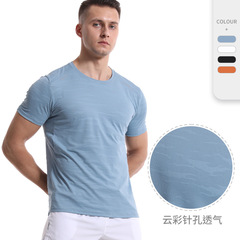 Summer Leisure Tight American Style Basketball Shooting Training Sweat-Proof Top Fitness Quick-Drying Short-Sleeve T-Shirt for Men