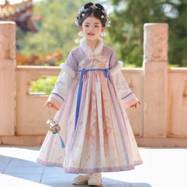 童民族服装;童连衣裙;童汉服