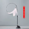 Powerful suction cup teasing cat stick-powder feathers