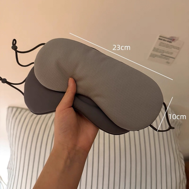 可爱毛绒眼罩女睡眠遮光缓解眼疲劳护眼睡觉睡眠专用学生午休不勒|undefined