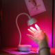 New UV-06 desktop patch phototherapy lamp desktop nail lamp power storage gooseneck cordless uv lotus lamp