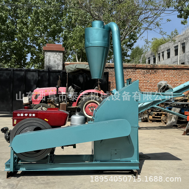 锤片冻玉米粉碎机粉碎机 养殖玉米秸秆干湿两用牛羊饲料打粉机