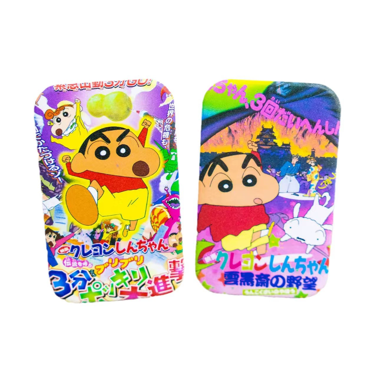 «Подлинный» значок Crayon Shin-shiba автономный бокс лазерная полоса + билет корень закладка Аниме периферия 2D Таидики Таники