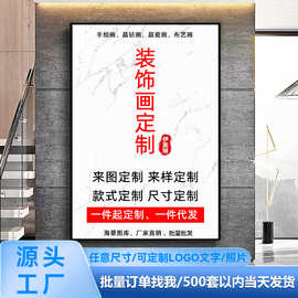 定制装饰画客厅高级感挂画海报帆布画芯无框画跨境代发配电箱壁画