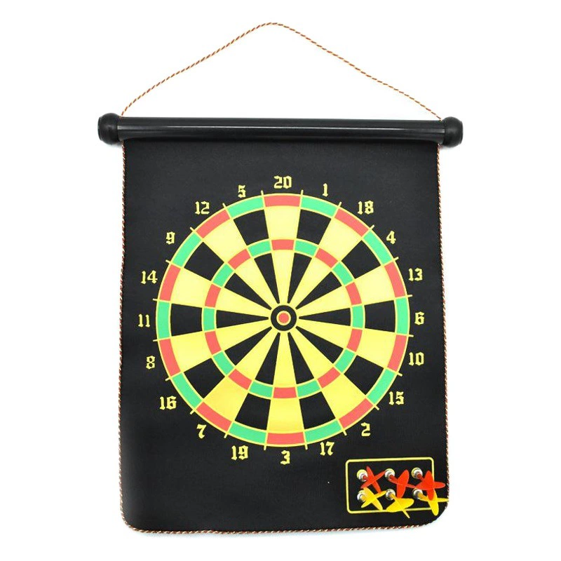 Магнитная мишень для дартса, двусторонняя, большая, летающая мишень, безопасный магнит, детская игрушка для дома, набор для игры в дартс