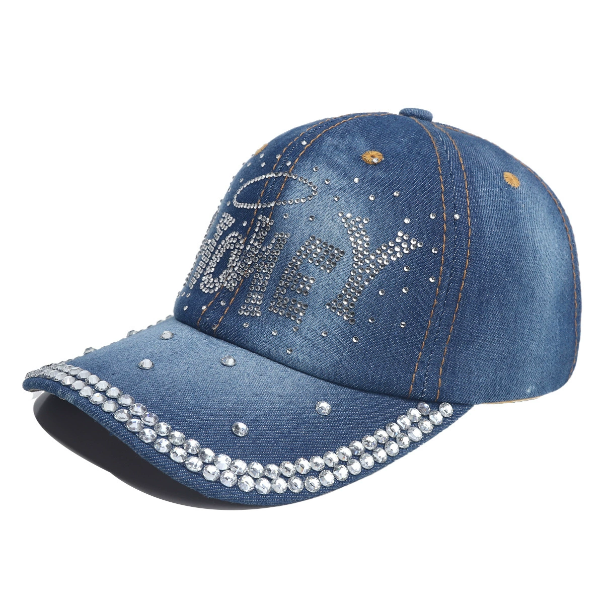 Denim Baseball Cap (Mosey) Unisex, Adjustable 56–58 cm, Summer Sun Hat
