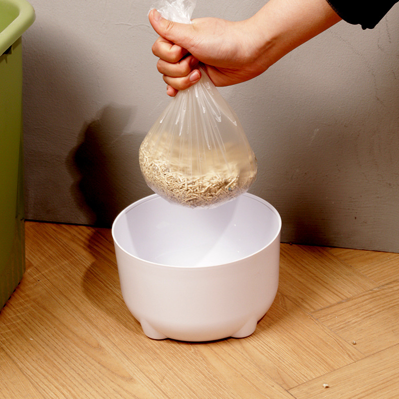 contenedor de basura para mascotas con cubierta antiolor contenedor de arena para gatos limpiador de heces para perros limpiador de contenedores de basura