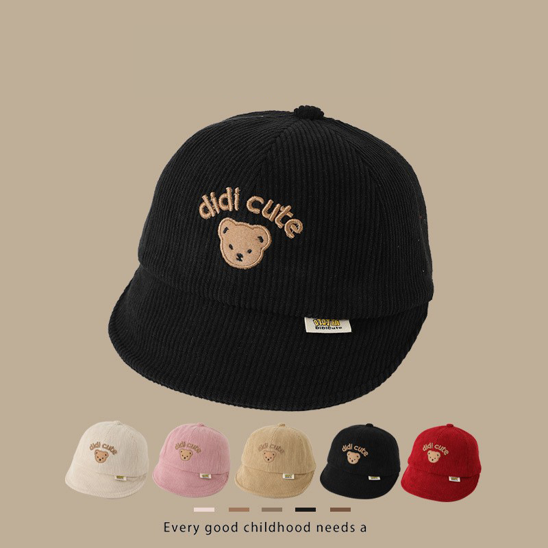 Sombrero para bebés otoño y invierno de terciopelo a prueba de viento y caliente para niños sombrero de protección de orejas sombrero de pescador primavera y otoño sombrero de lengua de pato bebé