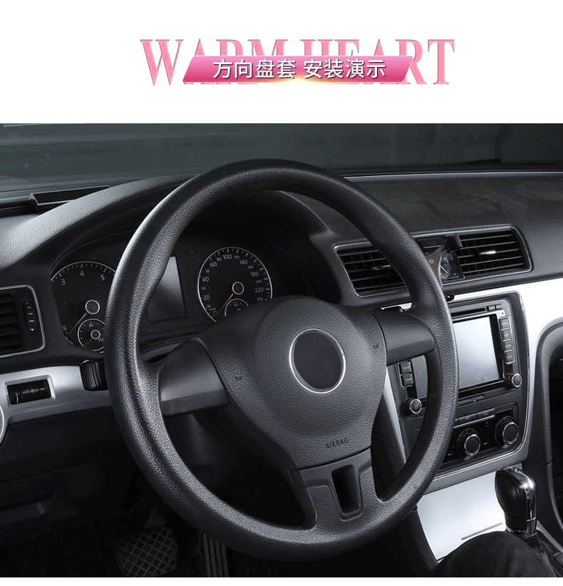 New Cartoon Little Devil Car Steering Wheel Cover Men's and Women's Cute Short Plush Fashion Car Handicap Cover Autumn and Winter