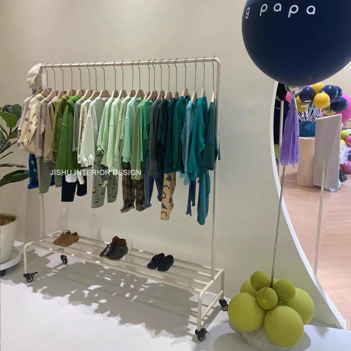 스타일 3 두꺼운 스테인레스 스틸 흰색 150*40*170cm