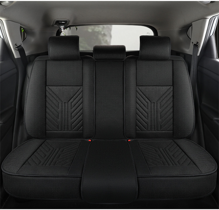 Car Seat Cover, Linen Seat Cushion, Special for All Seasons, Fabric Seat Cushion, Fully Designed and Adaptable, Fully Enclosed Design