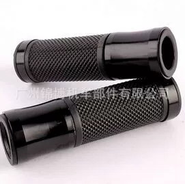 Motorcycle handlebar cover modified universal throttle handle colorful handlebar cover aluminum alloy handlebar glue cross-border factory direct supply (Motorcycle Handle Cover) - black