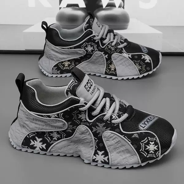 2025 Men's Shoes Spring New sneaker Thick Sole Increased Sports Fashion All-match Non-slip Casual Torre Shoes