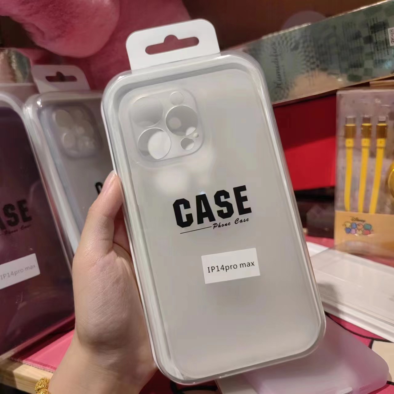 Caja de teléfono móvil, embalaje táctil, caja de plástico transparente de PVC, caja de regalo de manzana, cubierta protectora, caja de almacenamiento de plástico