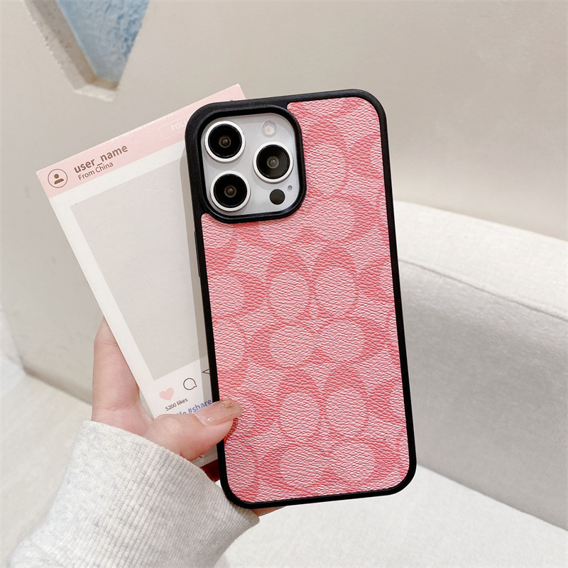 New European and American Big-Name Iphone16Promax Mobile Phone Case Leather Texture Cover Iphone14 Trendy Mobile Phone Case New European and American Big-Name Iphone16Promax Mobile Phone Case Leather Texture Cover Iphone14 Trendy Mobile Phone Case
