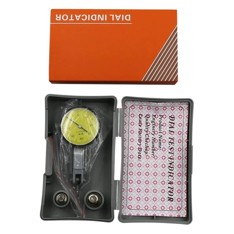 Индикатор набора рычага 0-0,8 мм Индикатор маленькой школы ударопрочный и водонепроницаемый с индикатором рычага уха