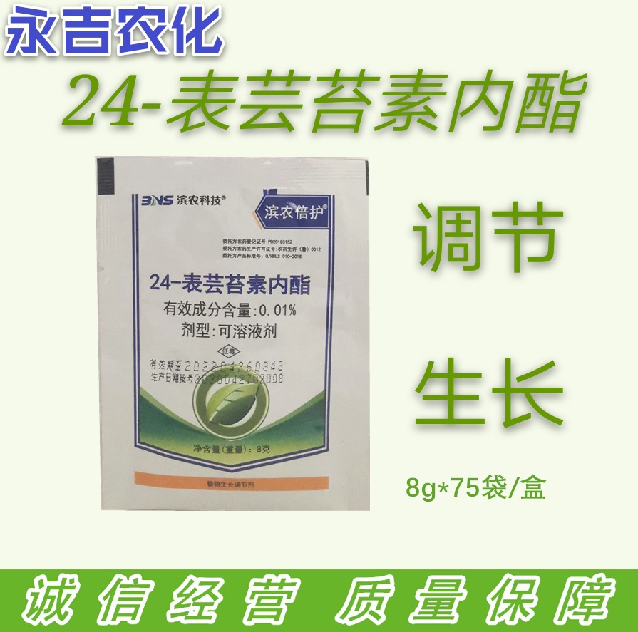 滨农倍护24-表芸苔素内酯可溶液剂柑橘树黄瓜小麦调节生长8克