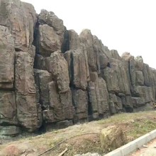 GRC水泥景观假山喷水浙江艺术装饰园林假树大型雕塑造型户外北京