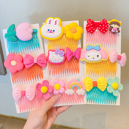 Hairpins for girls and children with broken hair, hairpins, hairpins, hairpins, little girls bangs comb, baby's back hair comb, comb hair accessories