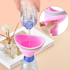 Women's standing urinal outdoor self-driving silicone urine-collecting pregnant women bedridden urination device urine cup urine collection bag squat-free